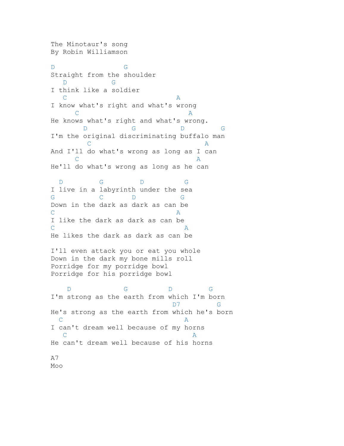 Minotaur Song, The page 2