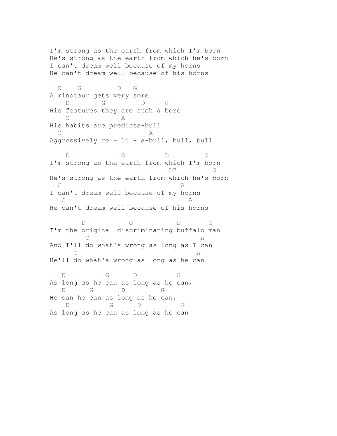 Minotaur Song, The page 3